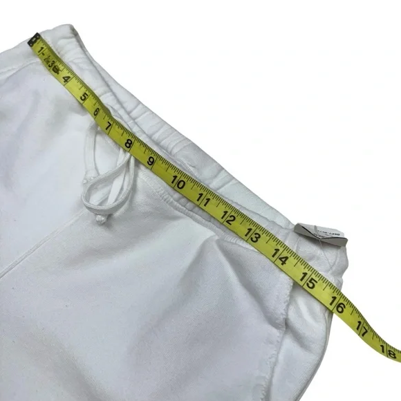 Frank & Eileen Sweatpants Cropped Pants Womens M White Tee Lab  Terry Cloth - Picture 9 of 13